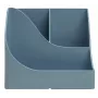Exacompta Pen Wave AutentiK portalápices de 5 compartimentos azul grisáceo
