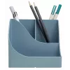 Exacompta Pen Wave AutentiK portalápices de 5 compartimentos azul grisáceo