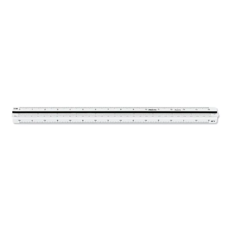 ARISTO Escala triangular perfil D blanca 30 cm (AR23703EB)