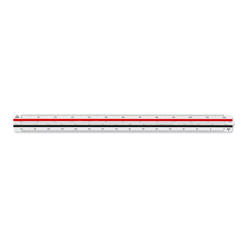 ARISTO Escalímetro triangular tipo B, blanco (AR23704EB)