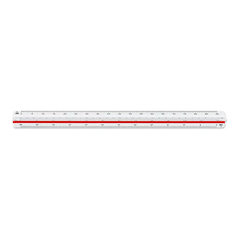 ARISTO Escalímetro triangular tipo B, blanco (AR23704EB)