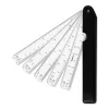 Aristo Escala plegable 5 lados 1:1/10/15/20/25/30/33,33/40/50/75/125 300 mm blanca