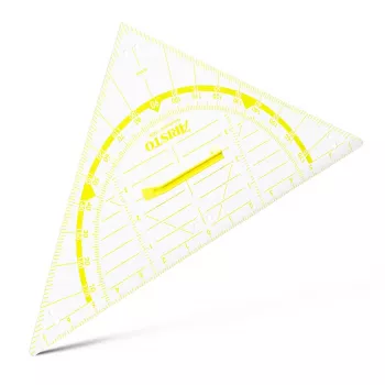 ARISTO Escuadra 2 80 cm transparente metacrilato