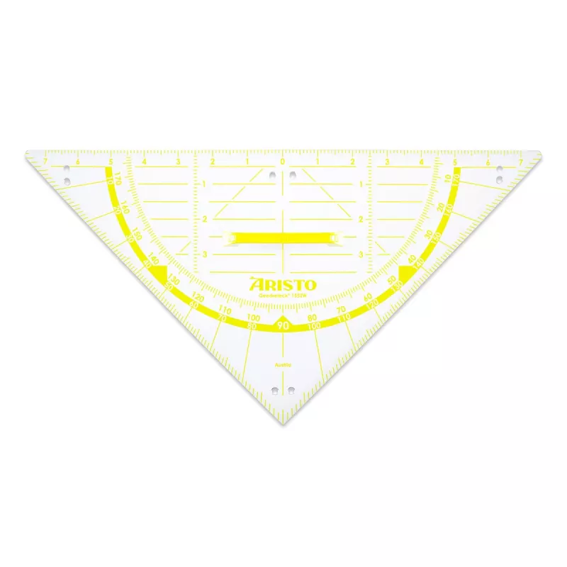 ARISTO Escuadra 2 80 cm transparente metacrilato