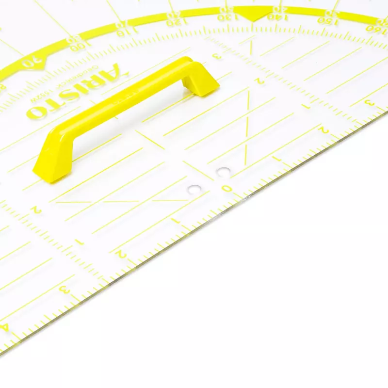 ARISTO Escuadra 2 80 cm transparente metacrilato