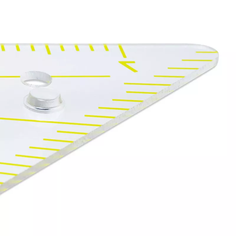 ARISTO Escuadra 2 80 cm transparente metacrilato