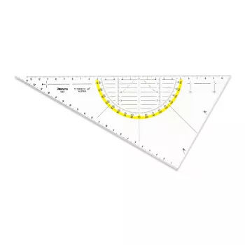 ARISTO Escuadra geométrica 26,0 cm transparente
