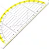 ARISTO Escuadra geométrica 26,0 cm transparente