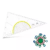 ARISTO Escuadra geométrica 26,0 cm transparente