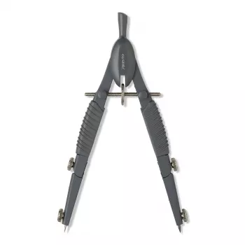 Aristo TopLine Mat Series Compás de dibujo gris, 1 unidad (AR55816)