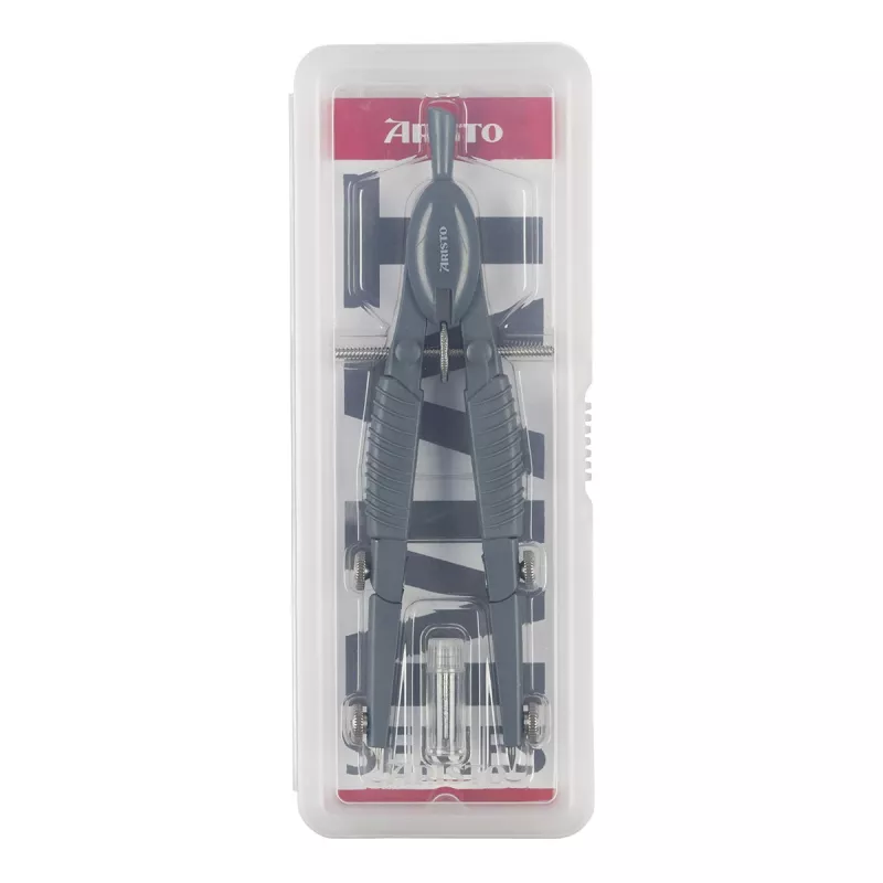 Aristo TopLine Mat Series Compás de dibujo gris, 1 unidad (AR55816)