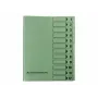 Carpeta organizadora Bene 12 compartimentos verde A4