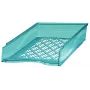 Bandeja de correspondencia Bene 60100BLT A4/C4 apilable transparente azul