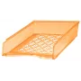 Cesta de correspondencia Bene 60100 A4 naranja transparente