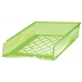 Bandeja de correspondencia Bene 60100 A4 transparente verde