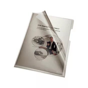 Funda de documentos Esselte Leitz DIN A4 PVC rígido 0,15 mm gris 205000GR 100 uds.