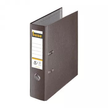 Archivador de palanca Bene A4 80 mm marrón PP plástico