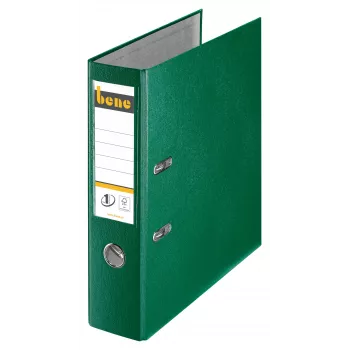 Archivador de palanca Bene A4 80 mm verde PP plástico