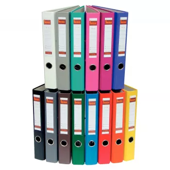 Bene Archivador de palanca con tapa A4 52 mm mora PP plástico
