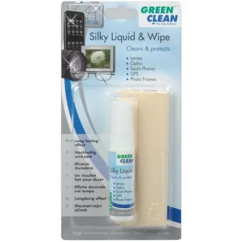 GREEN CLEAN GCLC-1000 Set de limpieza óptica - líquido de limpieza y paño de microfibra