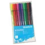 Donau Elektronik 10 DONAU Rotuladores finos colores surtidos 0,4 mm