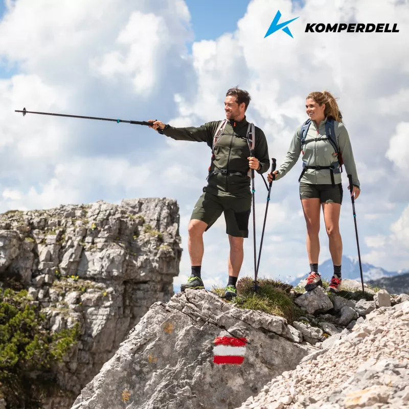 Komperdell Fx Lite Compact Bastones de trekking, azul