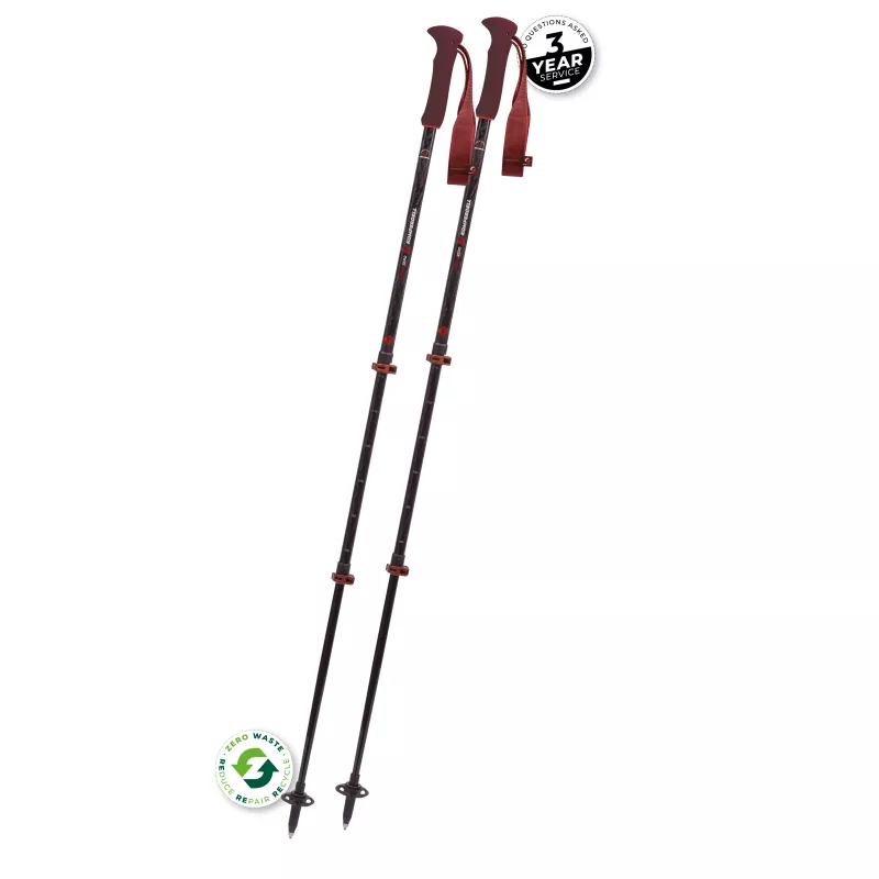 Bastones de Trekking Komperdell Carbon EVO Zero Compact - Malbec