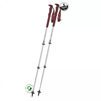 Bastones de Trekking Komperdell Explorer Zero Compact - Malbec