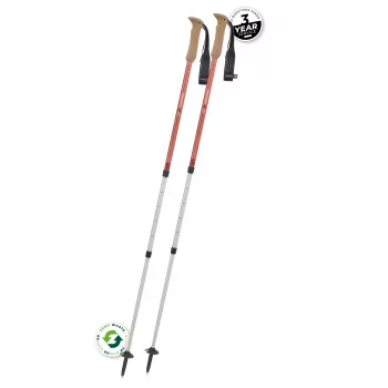 Bastones de Trekking Komperdell Highlander Zero - Burnt Orange (Par)
