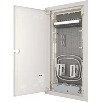 Eaton KLV-48HWM-W-F-VM Distribuidor de Medios Empotrable de 4 Filas, Blanco (RAL 9016), 194711-MW