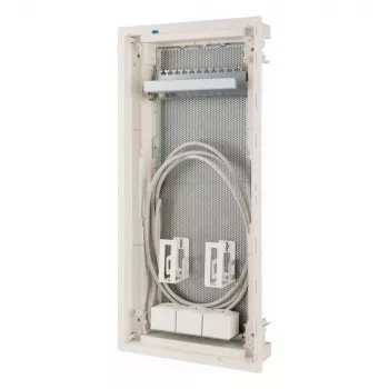 Eaton KLV-48HWM-W-F-VM Distribuidor de Medios Empotrable de 4 Filas, Blanco (RAL 9016), 194711-MW