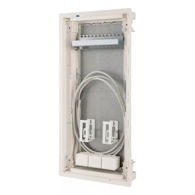 Eaton KLV-48HWM-W-F-VM Distribuidor de Medios Empotrable de 4 Filas, Blanco (RAL 9016), 194711-MW