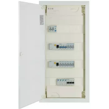 Eaton KLV-PW-48-2PXL-2PXF-9PLI-1AFDD Cuadro de Distribución Empotrable de 4 Filas con AFDD (194711-B)
