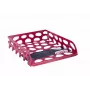 SAX Bandeja de documentos Voronoi roja DIN C4