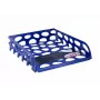 Sax Bandeja de documentos Voronoi azul DIN C4