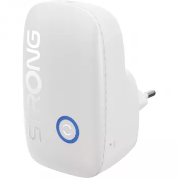 STRONG Repetidor de doble banda 1200 - Wi-Fi 5, 1200 Mbit/s, 1x Gigabit LAN, blanco