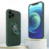HURTEL Ring Case Funda de silicona con anillo y soporte para Xiaomi Poco X4 Pro 5G Azul