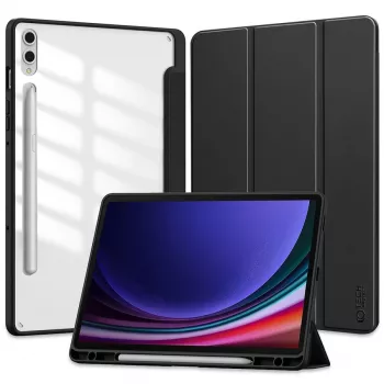 Tech-Protect SC Pen funda híbrida para Samsung Galaxy Tab S9+ / S10+ 12.4 X810 / X816B / X826B, negro