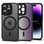 TECH-PROTECT MAGMAT CAM+ funda MagSafe para Apple iPhone 15 Pro, negro mate
