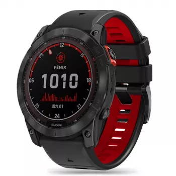 TECH-PROTECT ICONBAND PRO Garmin Fenix 3 / 5X / 3HR / 5X Plus / 6X / 6X Pro / 7X negro/rojo