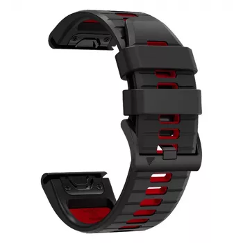TECH-PROTECT ICONBAND PRO Garmin Fenix 3 / 5X / 3HR / 5X Plus / 6X / 6X Pro / 7X negro/rojo