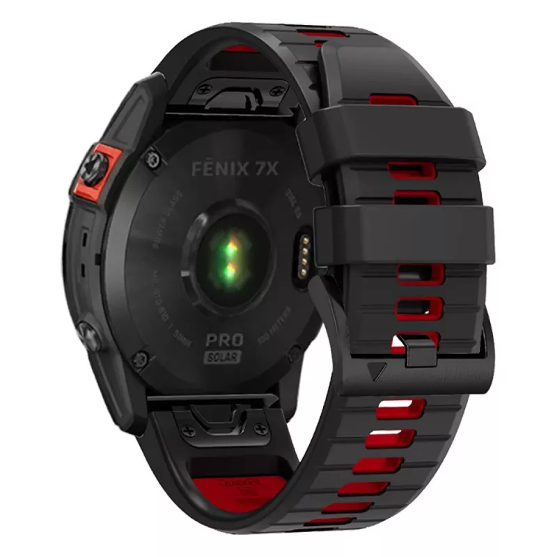 TECH-PROTECT ICONBAND PRO Garmin Fenix 3 / 5X / 3HR / 5X Plus / 6X / 6X Pro / 7X negro/rojo
