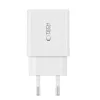 TECH-PROTECT C35W cargador de red de 2 puertos PD 35W + cable Lightning blanco