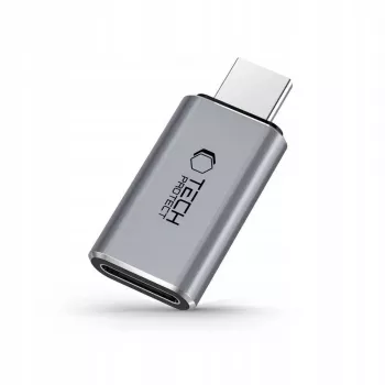 TECH-PROTECT ULTRABOOST adaptador Type-C a Lightning gris