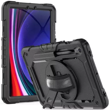 Tech-Protect Solid360 para Samsung Galaxy Tab S9 / S9 FE / S10 FE / S10 LITE negro
