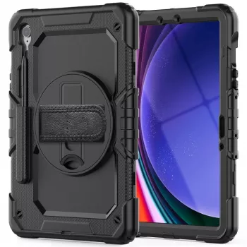 Tech-Protect Solid360 para Samsung Galaxy Tab S9 / S9 FE / S10 FE / S10 LITE negro
