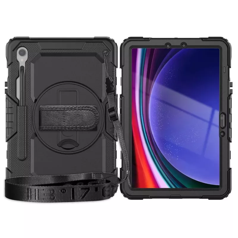 Tech-Protect Solid360 para Samsung Galaxy Tab S9 / S9 FE / S10 FE / S10 LITE negro