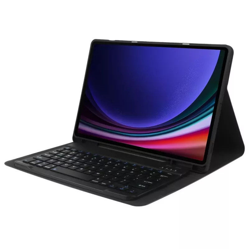 Tech-Protect SC Pen + funda con teclado para Samsung Galaxy Tab S9 / S9 FE / S10 FE / S10 Lite, negro