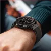TECH-PROTECT correa de nailon para reloj Garmin Fenix 5 / 6 / 6 Pro / 7 – negro/naranja