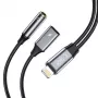 TECH-PROTECT ULTRABOOST adaptador de cable Lightning a minijack 3,5 mm y Lightning, negro